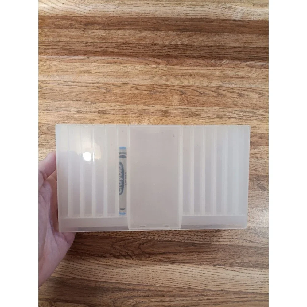 Vintage Tuppertoys Crayon Organizer Box